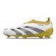 Scarpe da Calcio adidas Predator Elite Senza Lacci FG Bianco Oro Nero