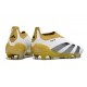 Scarpe da Calcio adidas Predator Elite Senza Lacci FG Bianco Oro Nero