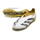 Scarpe da Calcio adidas Predator Elite Senza Lacci FG Bianco Oro Nero