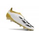 Scarpe da Calcio adidas Predator Elite Senza Lacci FG Bianco Oro Nero