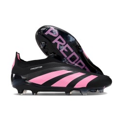 Scarpe da Calcio adidas Predator Elite Senza Lacci FG Nero Rosa