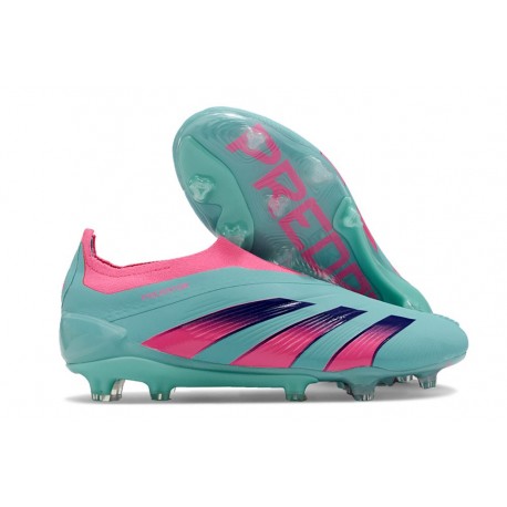 Scarpe da Calcio adidas Predator Elite Senza Lacci FG Blu Rose