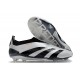 Scarpe da Calcio adidas Predator Elite Senza Lacci FG Argento Nero