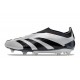 Scarpe da Calcio adidas Predator Elite Senza Lacci FG Argento Nero