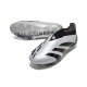 Scarpe da Calcio adidas Predator Elite Senza Lacci FG Argento Nero