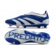 Scarpe da Calcio adidas Predator Elite Senza Lacci FG Blu Bianco