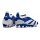 Scarpe da Calcio adidas Predator Elite Senza Lacci FG Blu Bianco