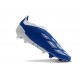 Scarpe da Calcio adidas Predator Elite Senza Lacci FG Blu Bianco