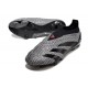 Scarpe Calcio adidas Predator Elite Senza Lacci FG Carbone Nero Core