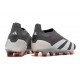 Scarpe da Calcio adidas Predator Elite Senza Lacci FG Nero Bianco