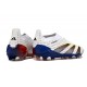 Scarpe da Calcio adidas Predator Elite Senza Lacci FG Bianco Grigio Blu Rosso