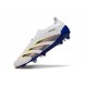 Scarpe da Calcio adidas Predator Elite Senza Lacci FG Bianco Grigio Blu Rosso