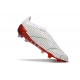 Scarpe da Calcio adidas Predator Elite Senza Lacci FG Bianco Grigio Blu Rosso