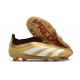 Scarpe da Calcio adidas Predator Elite Senza Lacci FG Oro Bianco