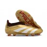 Scarpe da Calcio adidas Predator Elite Senza Lacci FG Oro Bianco