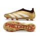 Scarpe da Calcio adidas Predator Elite Senza Lacci FG Oro Bianco