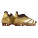 Scarpe da Calcio adidas Predator Elite Senza Lacci FG Oro Bianco