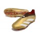 Scarpe da Calcio adidas Predator Elite Senza Lacci FG Oro Bianco