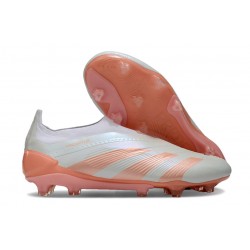 Scarpe da Calcio adidas Predator Elite Senza Lacci FG Almost Blu Arancione