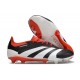 adidas Predator 24 Elite FG Nero Bianco Rosso