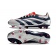 adidas Predator 24 Elite FG Argento Nero Rosso