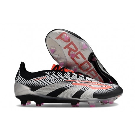 adidas Predator 24 Elite FG Nero Bianco Arancione