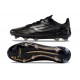 Adidas F50 Elite FG Nuovo Nero Core Ferro Metallizzato Oro Met