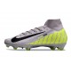 Nike Air Zoom Mercurial Superfly X Elite FG Grigio Giallo Nero