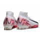 Nike Air Zoom Mercurial Superfly X Elite FG Bianco Rosso Nero