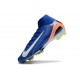 Nike Zoom Mercurial Superfly 10 Elite FG Blu Arancione Bianco