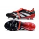 Scarpa adidas Predator Elite FT FG X MOMENTS Nero Bianco Rosso Vivido