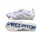 Scarpa adidas Predator Elite FT FG Bianco Argento Metallico Royal Acceso