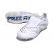 Scarpa adidas Predator Elite FT FG Bianco Argento Metallico Royal Acceso