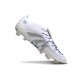 Scarpa adidas Predator Elite FT FG Bianco Argento Metallico Royal Acceso