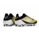 Adidas Scarpa da Calcio F50 Elite LL FG Oro Met Nero Bianco