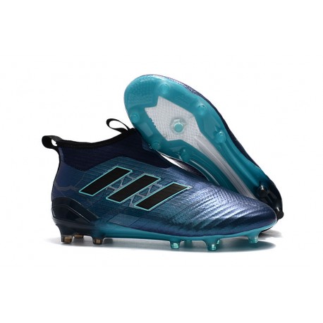 Adidas ACE 17+ PureControl FG Scarpe da Calcio Uomo - Ciano Blu