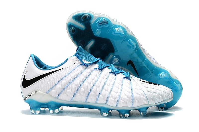 Nike Hypervenom Phantom 3 FG Scarpe Per Terreni Bianco Blu